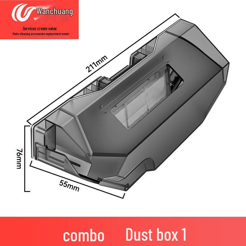 Аксессуары для робота-пылесоса Dreame S10: Комплект боковой и роликовой щеток, швабры, пылесборника