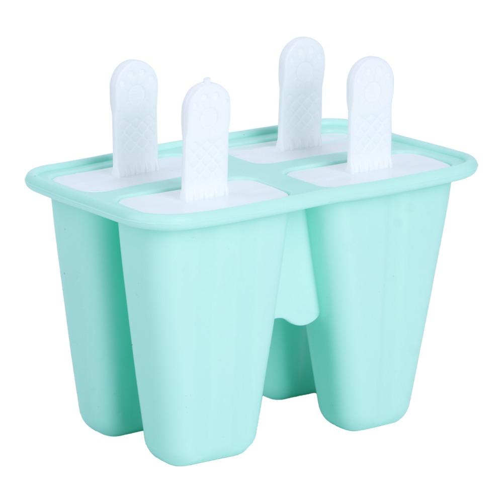 Mint Green Ice Cream Mould Reusable Popsicle Mold Durable Ice Cream Mold Hot Summer
