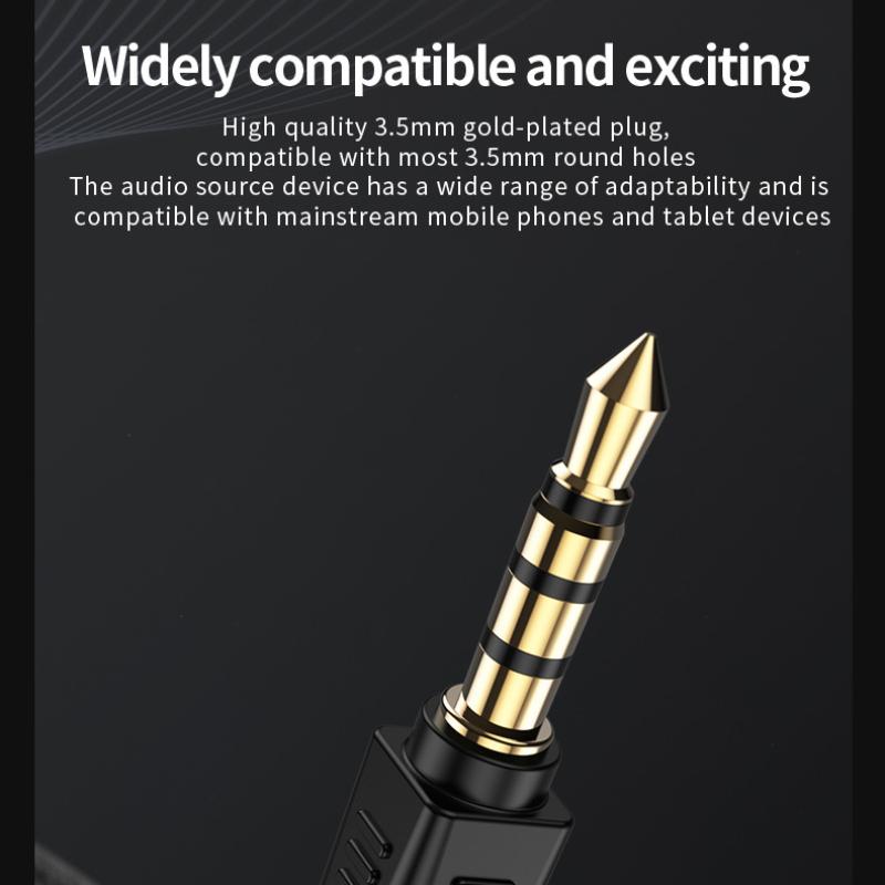 KG05 Спортивные наушники-вкладыши с проводным управлением и микрофоном Наушники для мобильных телефонов с тяжелыми басами 3,5 мм / Type-C