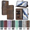 Ретро Кожаный Чехол-Кошелек для Coque Samsung Galaxy S26 S25 Edge S24 S23 S22 S21 S20 Ultra FE S10 Plus S10E Раскладушка Задняя Крышка