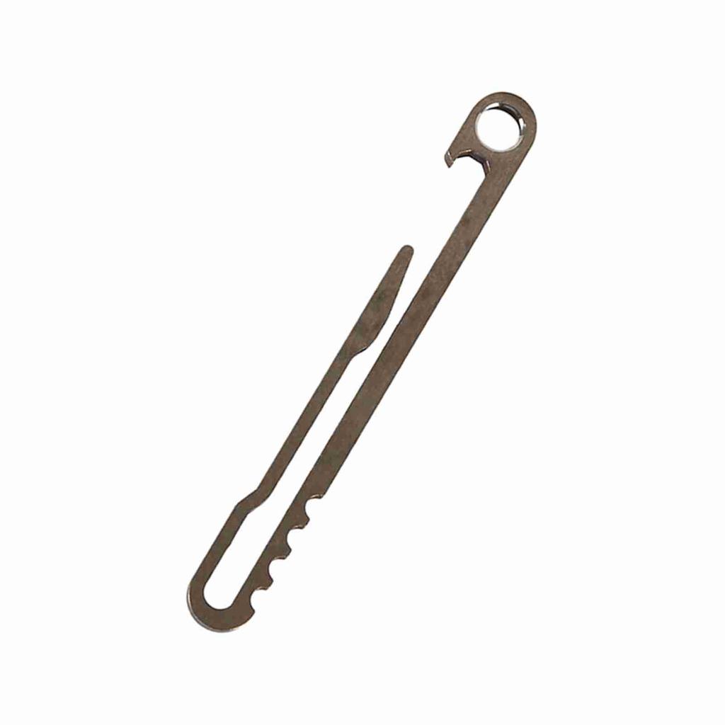 Брелок для ключей EDC из титанового сплава с зажимом для ремня, быстросъемный брелок