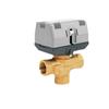 Electric Brass Two-Way Ball Valve with Two-Wire Control, Normally Closed/Open, for Water Pipeline