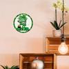 Деревянный 1 шт 8x8 дюймов Wood St. Знак в виде венка ко Дню Святого Патрика, круглый знак в виде венка, подвесной знак ко Дню Святого Патрика для двери, стены, дома, комнаты, фермерского дома, улицы