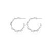NIMBUS SHINE STAR HOOP EARRINGS (M)