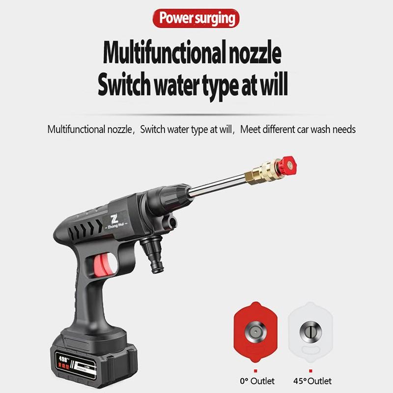 Пистолет для мойки высокого давления 1-30000 мАч, профессиональная машина для мойки автомобилей, подходит для очистки автомобиля, дома и сада