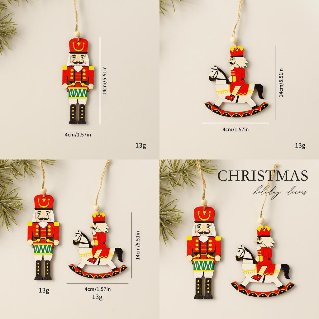 Рождественский ornament Щелкунчик-солдат для украшения праздничной елки