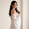 1 pair Chiffon Fabric Arm Covers Flare Shape Detachable Cuffs Fake Sleeves  Bridesmaids