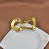 French Style Keyhole Brooch Vintage Metal Glossy Brooch Exquisite Coat  Pin  Gift