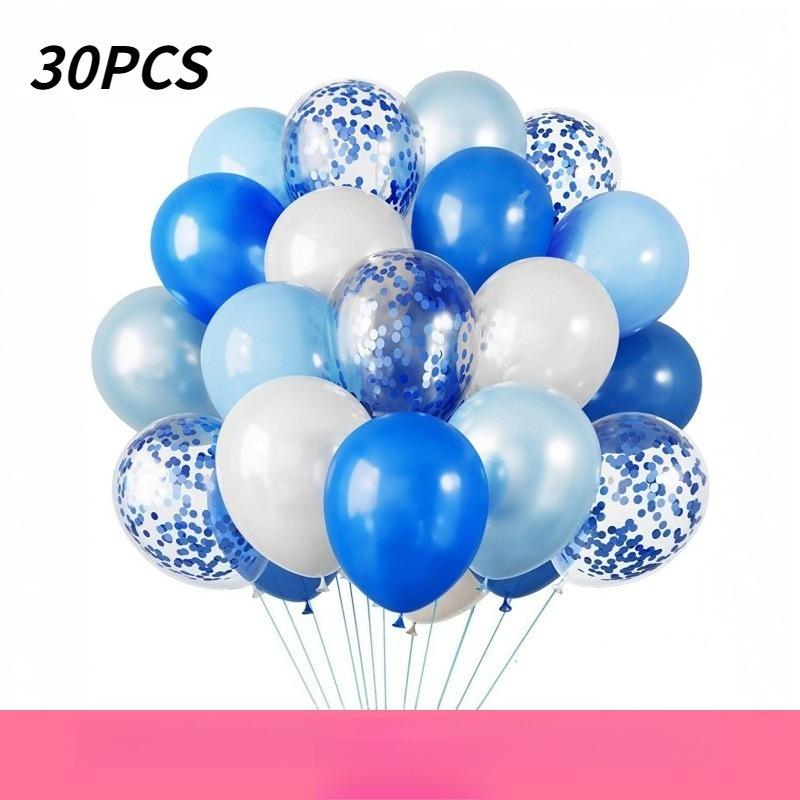 10 inch 30Pcs glitter paper scraps balloon set decoration balloons Christmas Halloween birthday holiday