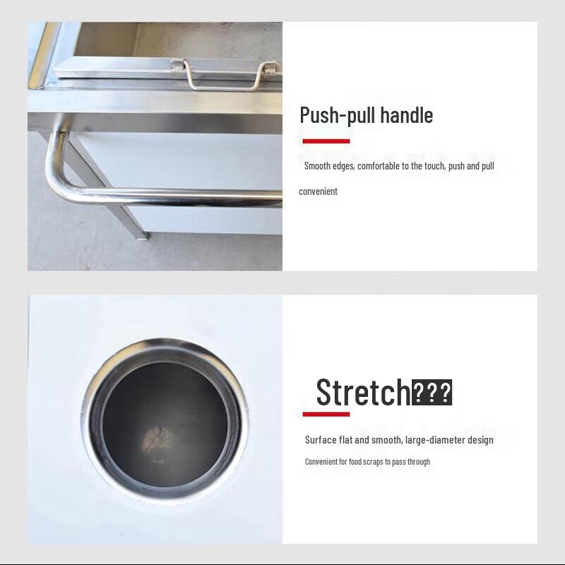 Stainless Steel Food Waste Collection Cart