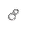 10Pcs 8 Shape Double Hole Link High Strength Trolling Connector Fishing Connector Ring  Trolling