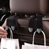 Крючки на подголовник автомобильного сиденья 2 в 1, кожаные в форме сердца, металлические, задний крючок, держатель для сумки и пакета, рюкзака, двойной крючок, вешалка для сиденья