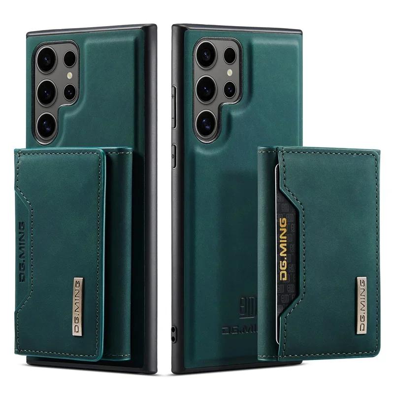 2 в 1 съемный чехол-кошелек с держателем для карт для телефона Samsung Galaxy S25 S24 S22 Ultra Plus S23 S21 FE A54 A34 A15 A55 кожаный чехол