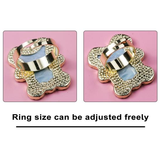 Ring Nail Coloring Palette Imitation Shell Easy To Use Beautiful Colors Manicure Tool Coloring Palette