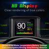Universal Digital HUD Car Smart System P10 Head-up Display OBD2 Headsup Display Vehicle Accessories Overspeed Alarm Clock