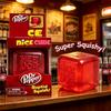 Dr Pepper X Needoh Nice Cube Сквиши Игрушка для снятия стресса, Мягкий кубик-фиджет для сжатия для детей и взрослых, Сенсорная игрушка для снятия тревожности