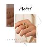 Европейское и американское геометрическое позолоченное медное кольцо-сердце с гладкой поверхностью и креативной имитацией жемчуга – Модные роскошные кольца для пар для женщин.