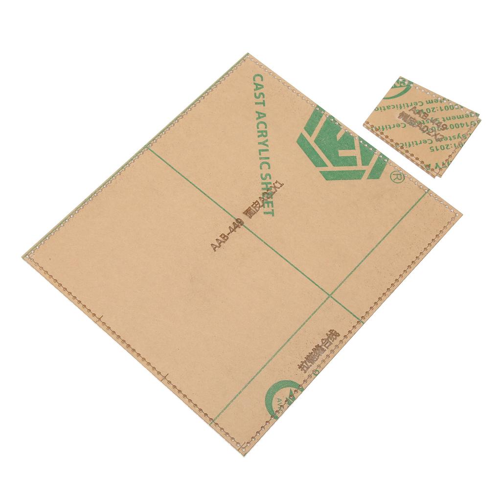 Pencil Bag Acrylic Template Transparent Lightweight Wear Resistant Pen Box Pattern Mould for