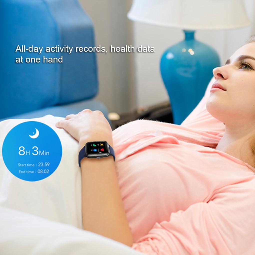 1.3 Inch Screen Screen Rainproof Smart Watch Running Sports Wristwatch Message Reminder Alarm Clock Wristband