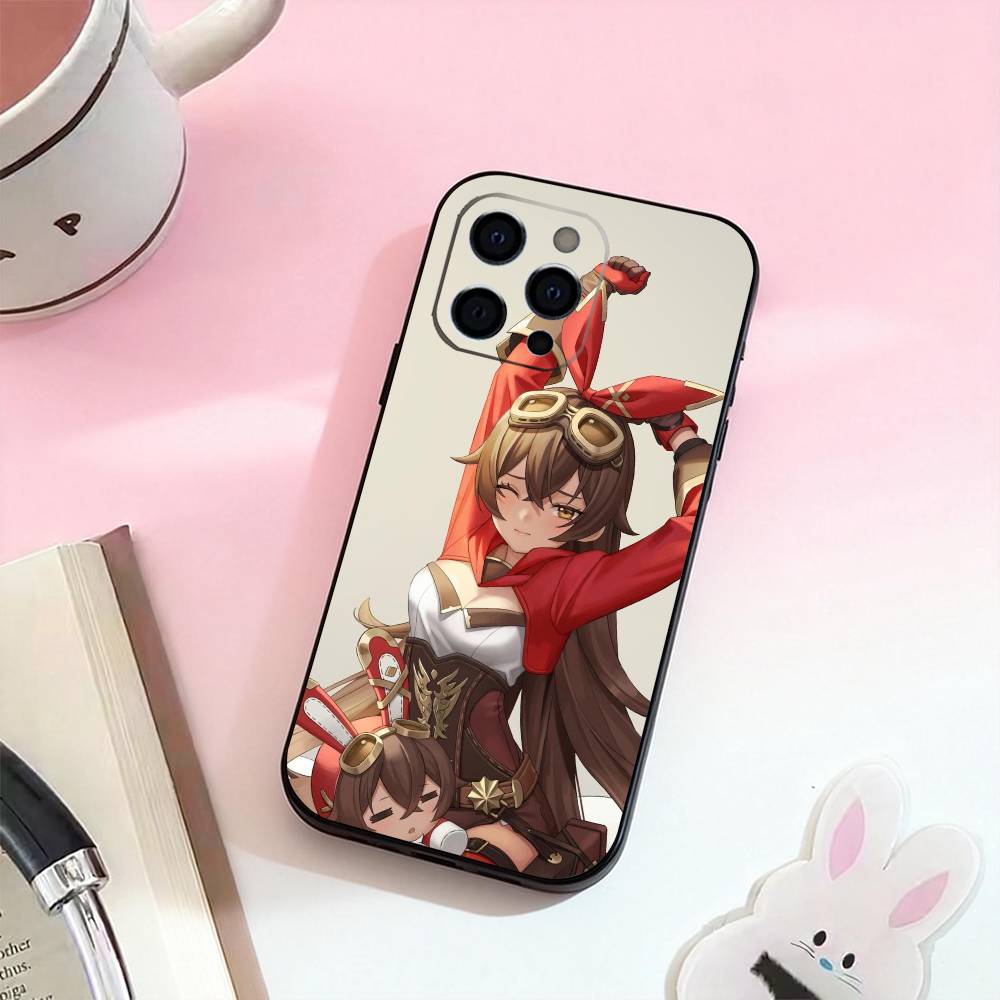 A-Янтарные обои Чехол для телефона Силиконовый Мягкий Для IPhone 17,16,15,14,13,12,11,XS,Plus Pro Max