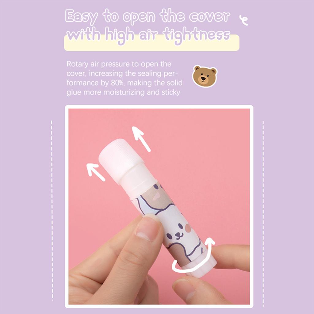 1 шт. твердый клей-карандаш, прочные клеи, нетоксичные герметизирующие наклейки, мини-канцелярские принадлежности для студентов, офисные школьные принадлежности