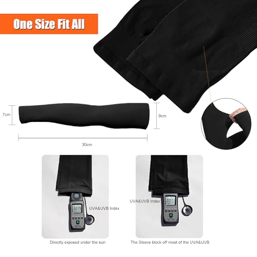 6 pairs of kids' arm sleeves for ages 4 to 10, unisex, cooling sports compression cover, UV sun protection, arm protection