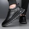 Casual Retro Versatile Walking Shoes Lace-Up Men's Classic Sneakers Hot Sale Leather Male Trainers Trendy Men Treking Footwear