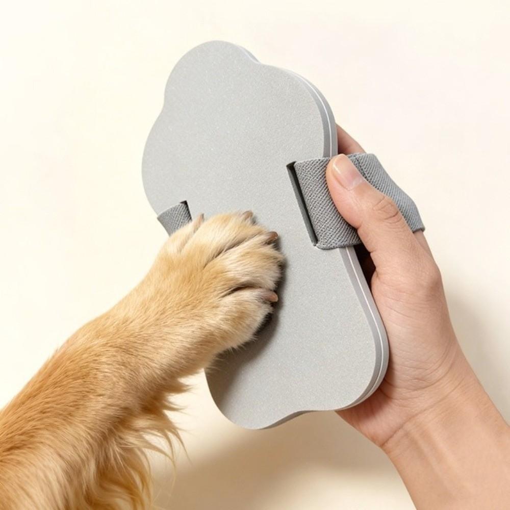 Adjustable Strap Pet Claw Grinder Elastic Dog Scratch Pad  Pet Grooming Cleaning