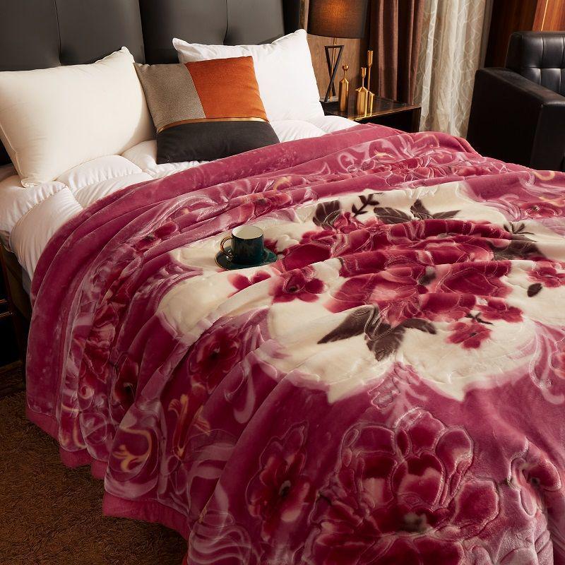 G5Z Двухслойное Утолщенное Рашель Одеяло - Уютное Осенне-Зимнее Покрывало для Пар или Свадебное Покрывало