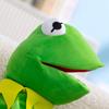 Frog Hand Puppet Soft Stuffed Plush Playthings Cute Animal Frog Cosplay As a Prop Plushies Doll Gifts Ideal For Children Stage Performance Props