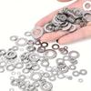180PCS Flat Design Stainless Steel Sealing Gasket Sump Plug Washer  Kitchen Applications