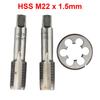 HSS M22 X 1.5mm Taper & Plug Tap & M22 X 1.5mm Die Metric Thread Right Hand