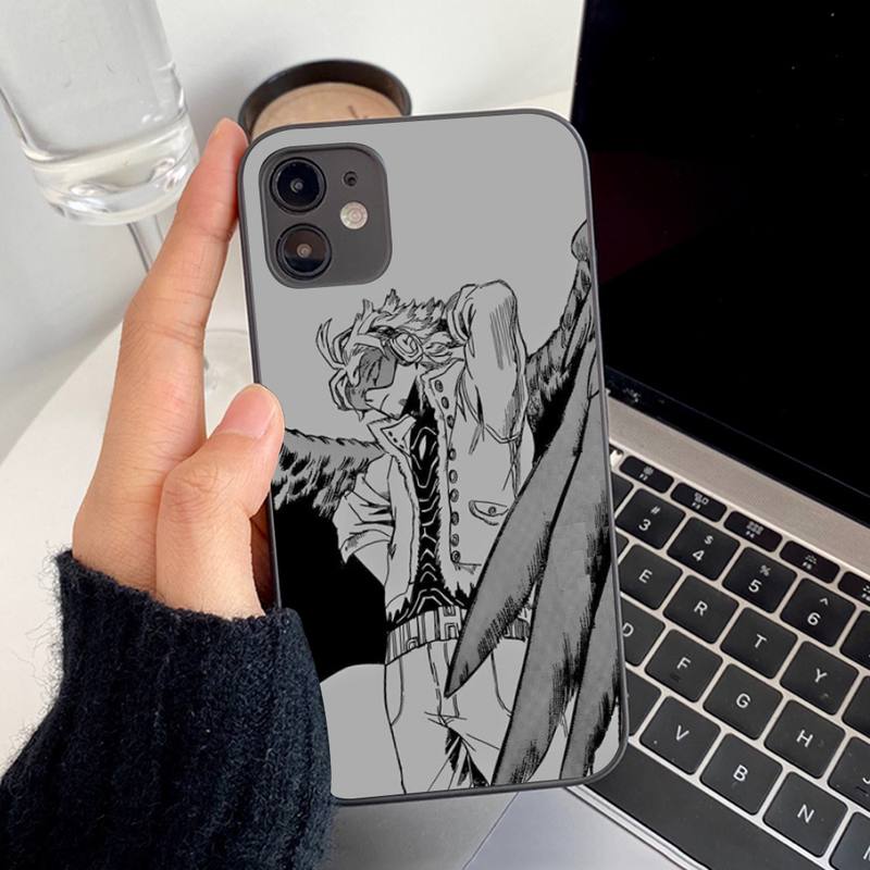Чехол для телефона Anime MHA Hawks BNHA для iPhone 11 12 13 mini pro XS MAX 8 7 6 6S Plus X 5S SE 2020 XR