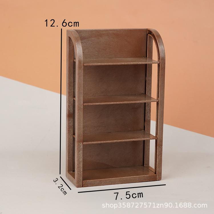 Children'S Simulation Supermarket Small Shelf Play House Toys Miniature Food Play Doll House Mini Display Rack Model Ornament