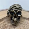Pirate Skull Brass Knife Bead Outdoor Tool Pendant DIY Keychain Woven Bracelets Accessories Lanyard Charms