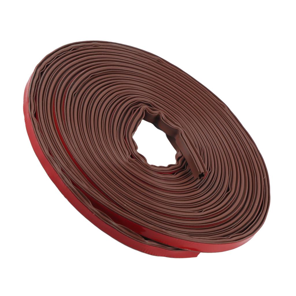 6 м Уплотнительная лента для двери Силиконовая резина Самоклеящаяся Погодная лента Коричневая Уплотнительная лента для окна для