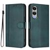 For Samsung Galaxy S25 Edge Cases Wallet Stand Retro Texture Leather Phone Cover with Lanyard