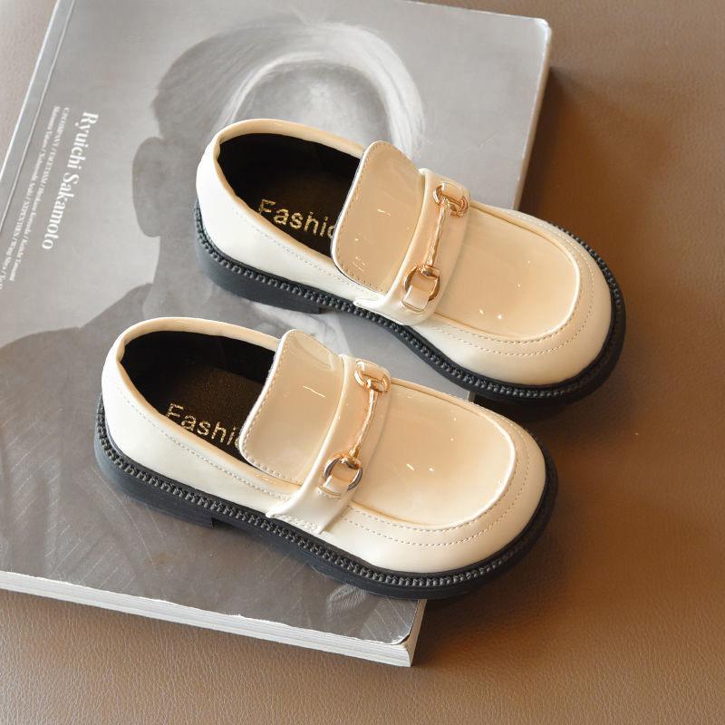Girls' Leather Shoes, Princess Shoes, Autumn Single Shoes, British Style Versatile Soft-soled Small Leather Shoes
