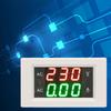 Walfront LED Dual Panel with Digital Sine Wave Tester and Mutual Inductor Volt-Ampere Meter, 60-300V AC, Voltmeter/Ammeter, Display,