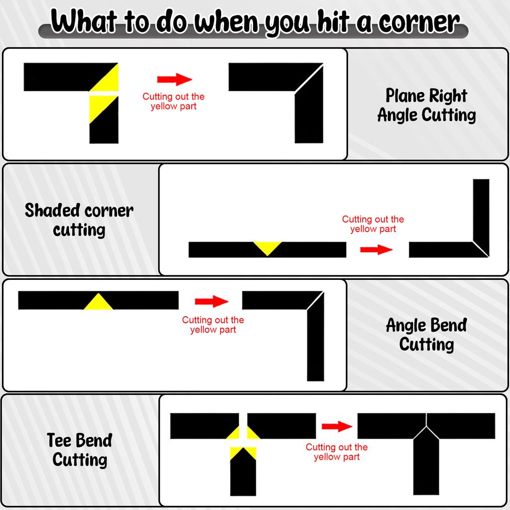 3/5/8m Floor Cord Cover for Extension Cords Self Adhesive Wall Cable Concealer Flexible Cable Hider Cover Wire Protector