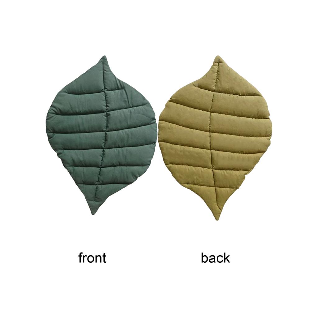 Cute Leaf-Shaped Pet Mat, Reversible Washable Dog Bed For All Seasons, Soft Non- Floor Pad For Small Medium