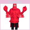 Костюм для выступления Red Lobster Яркий косплей-реквизит Идеально подходит для Хэллоуина и сценических шоу