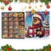 2025 Capybara Doll 24 Days Christmas Countdown Calendar Miniature Figure Ornaments Xmas Advent Calendar Xmas Gifts for Kids