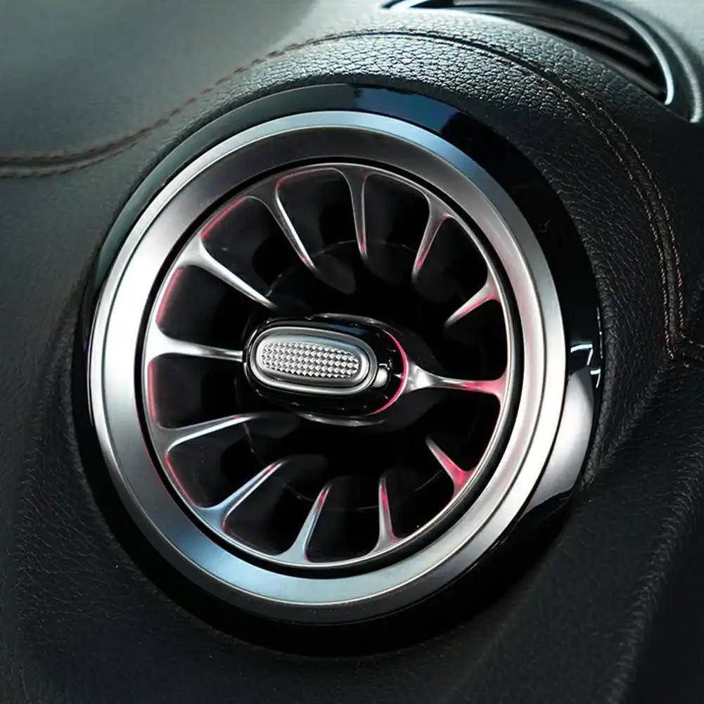 Кнопка кондиционера на рулевом колесе автомобиля, центральная кнопка управления, кнопка запуска, наклейка на крышку для Mercedes Benz GLB GLA AB CLA