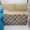 Used Louis Vuitton Damier Azur Portefeuille Sarah N61735 TH0078