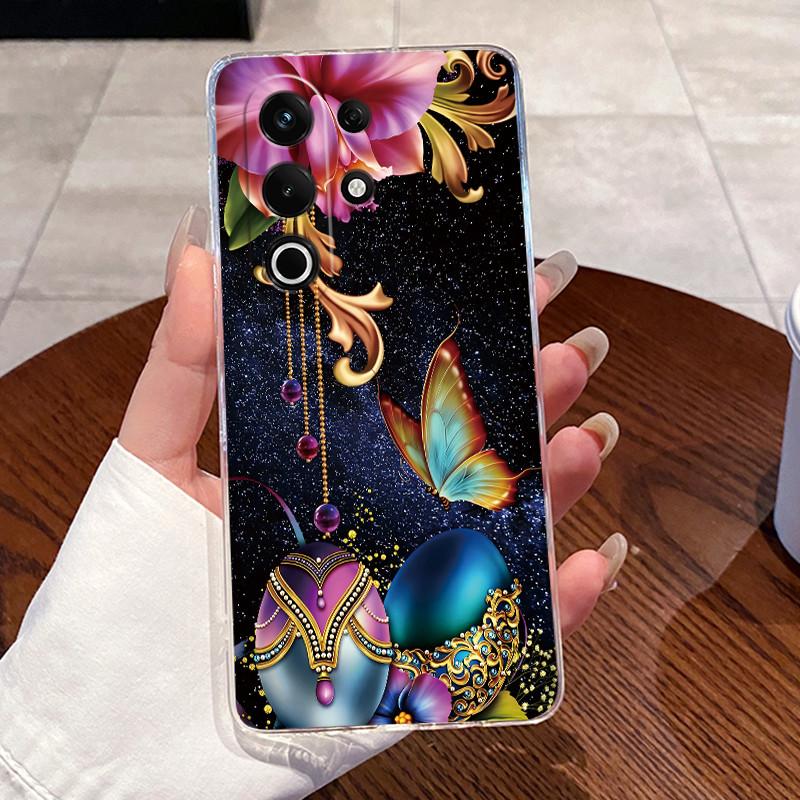 For Itel S25 Ultra (S686LN) Case ITEL S25 (S685LN) Cases Clear Silicone Coque Soft TPU Back Cover Cute Rabbit Cat Phone Case