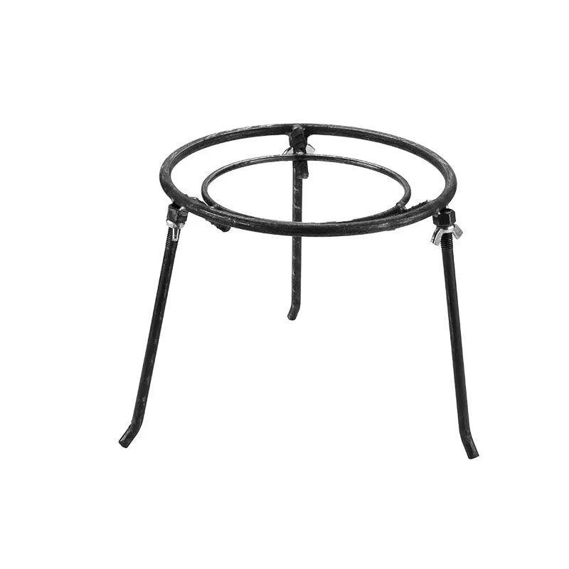 Съемная подставка для котелка для дров для улицы - Деревенский железный треножник для костра и печи