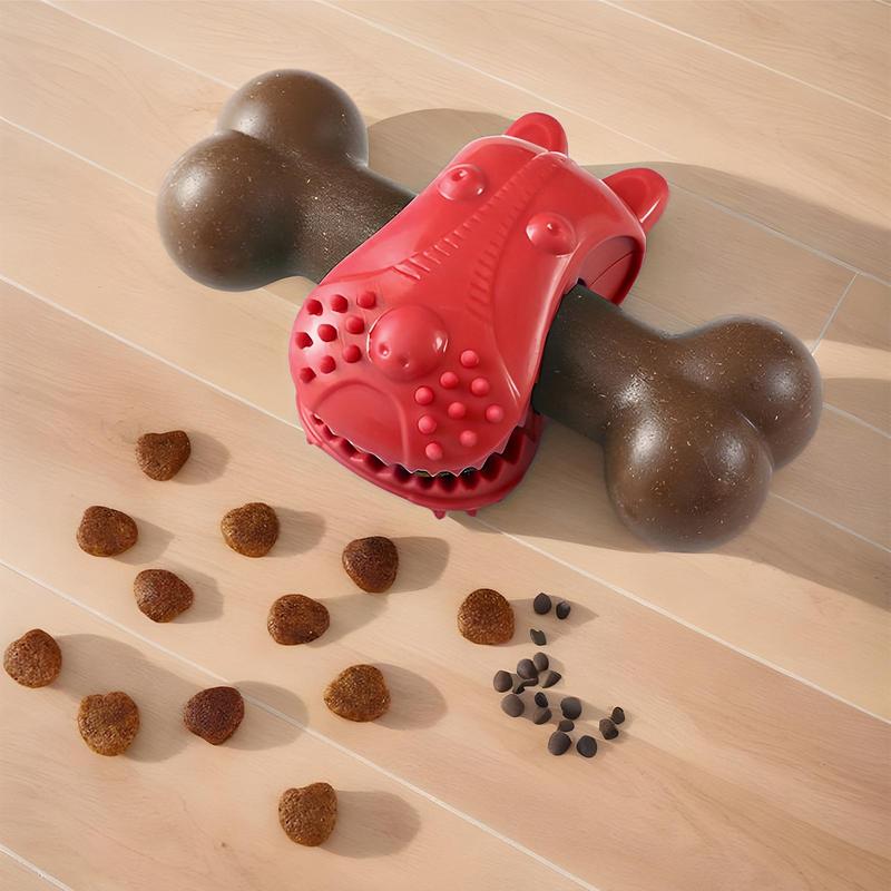 Игрушки для собак для агрессивных жевателей, кость для щенка, тренажер для жевания, успокаивающая медленная кормушка, интерактивное жевание, стимуляция, обогащение для
