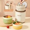 Insulated Bento Lunch Box With Tableware Microwave Safe Portable 304 Stainless Steel Food Storage Container Stackable