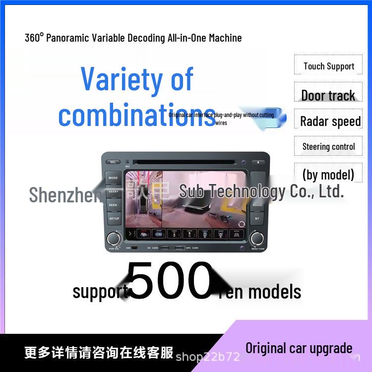 360° Panoramic Image Decoder for Honda/Breeze/Civic/Accord/Avancier Dash Cams